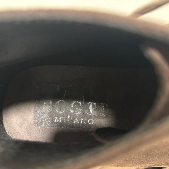 $450 Boggi Milano Light Brown/ Taupe Suede Chukka Boots/ Shoes EU 40 US 7 - Picture 7 of 11